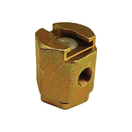 Heritage Industrial PullOn Btn Hd Coupler 7/16-27UNS CS ZY H84400